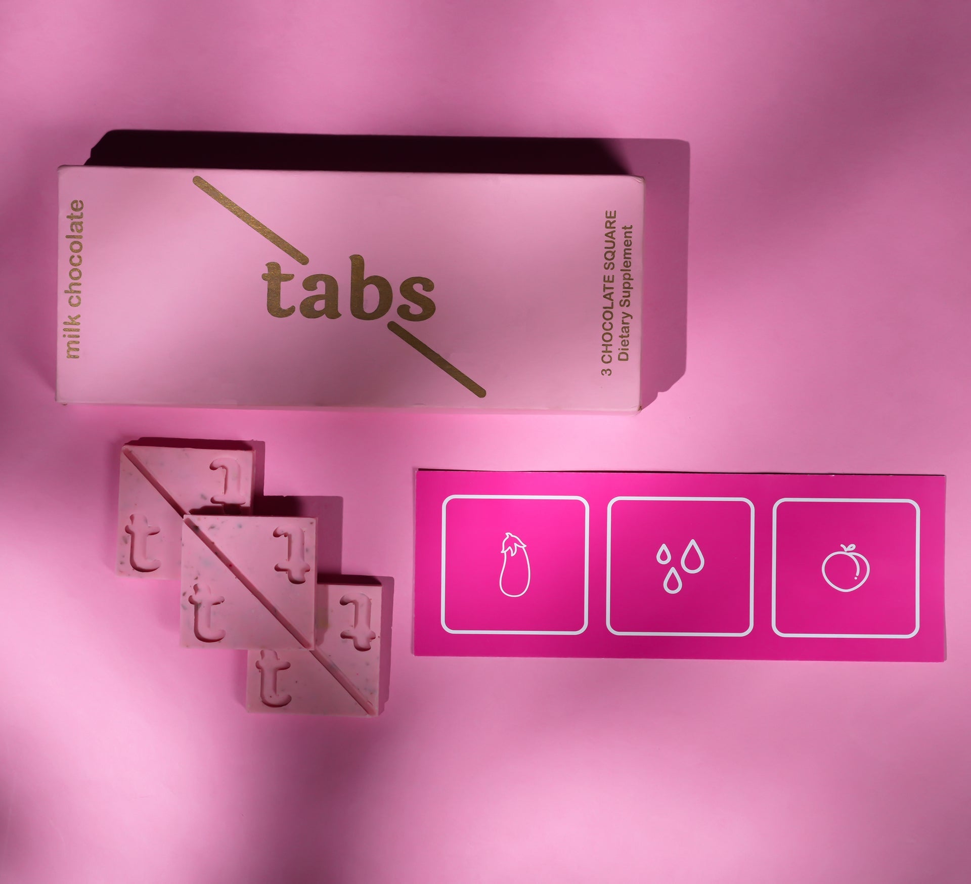 TABS بينك تشيري شوكولاتة | أفضل علبة هدايا للرجال والنساء (علبتان)